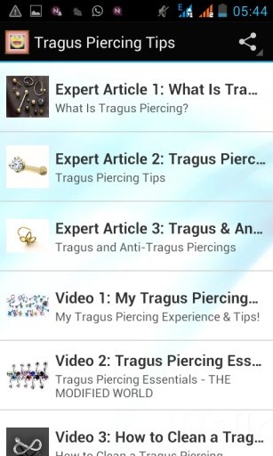 Tragus Piercing Tips截图4