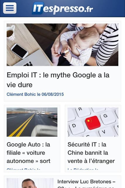 Actualit&eacute; Tech - ITespresso.fr截图5