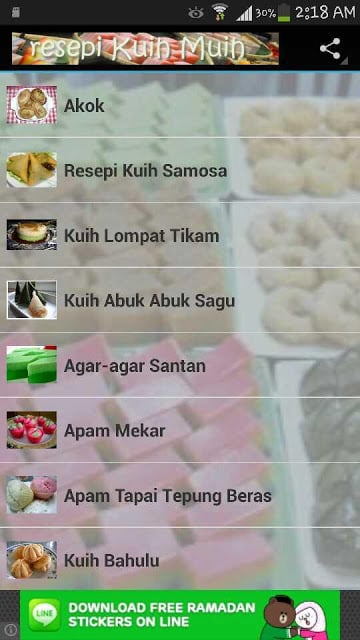 Koleksi Resepi Kuih Muih截图2