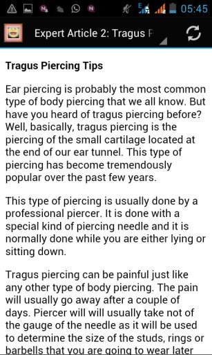 Tragus Piercing Tips截图3