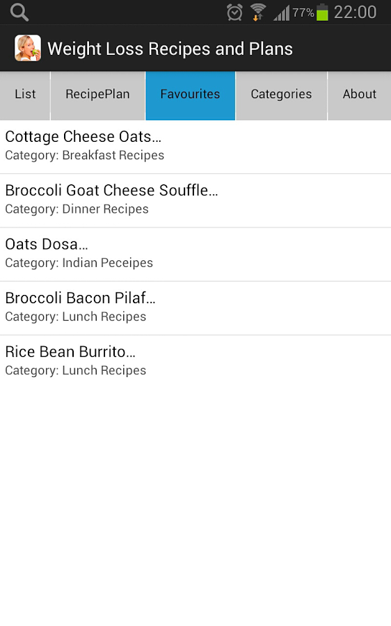 Weight Loss Recipes & Plans截图5