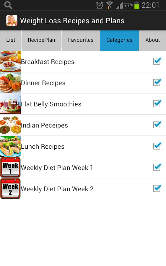 Weight Loss Recipes & Plans截图6