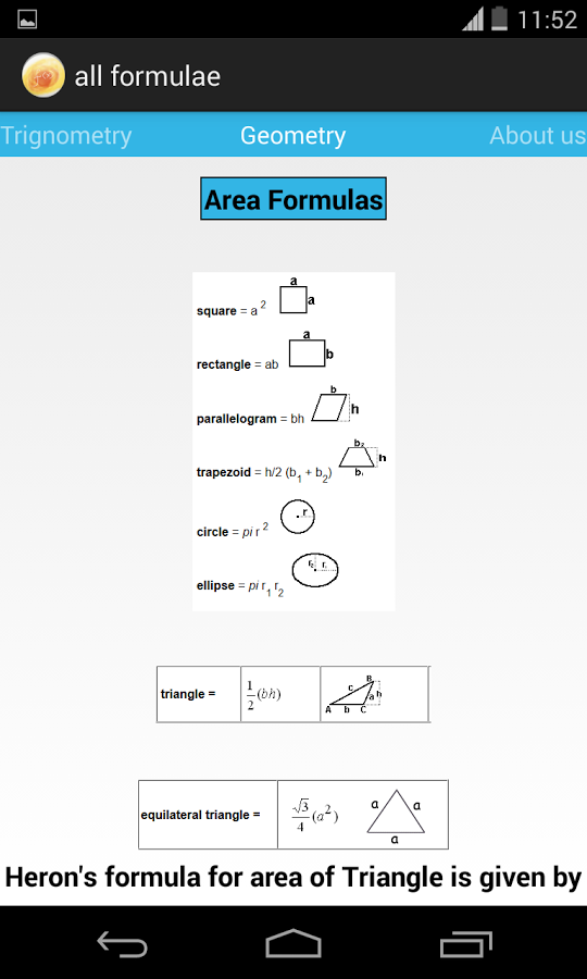 all formulae截图4