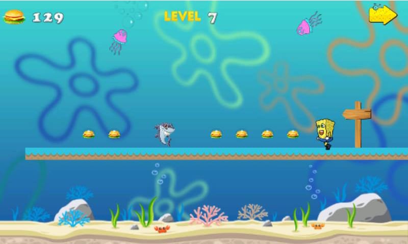 Sponge Run Bob Adventure截图1