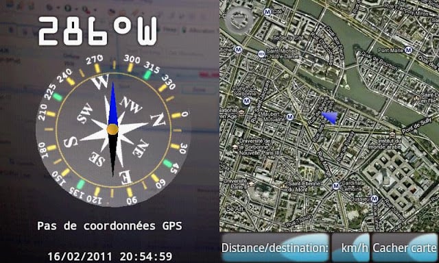 Compass and Map lite截图1