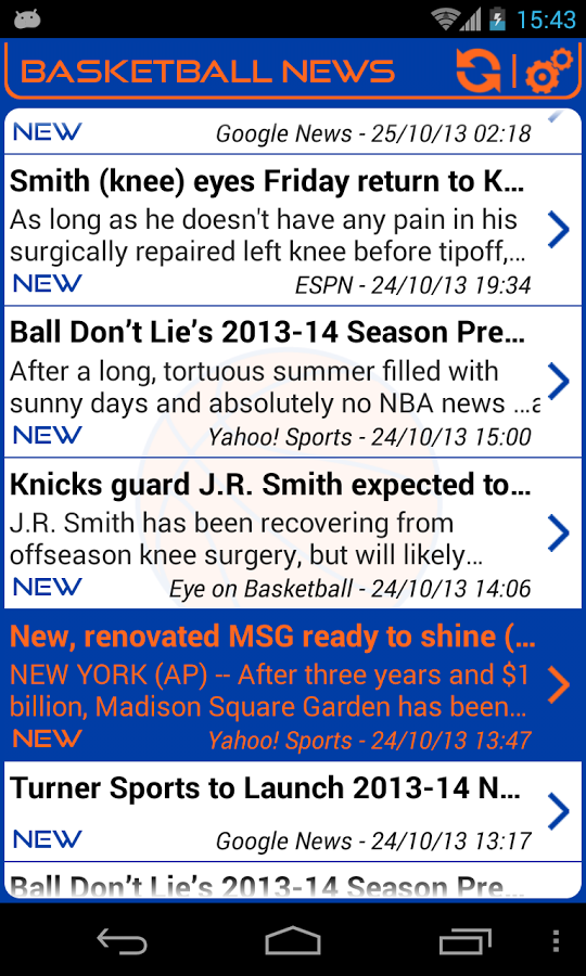 New York Basketball News截图5