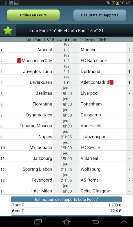 LF7&amp;15 Livescore Pronoso...截图6