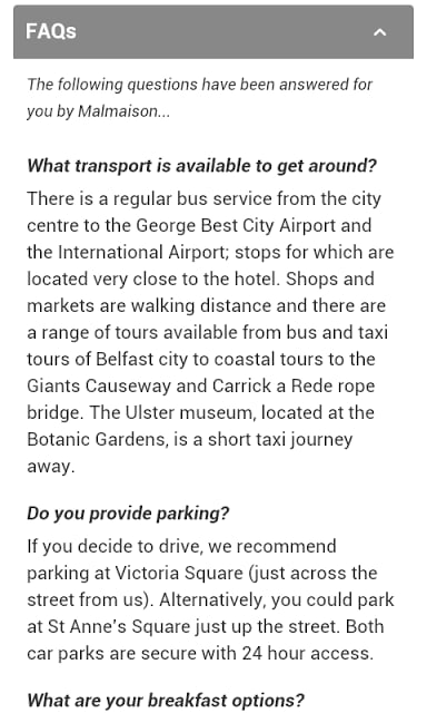 Belfast Hotels截图8