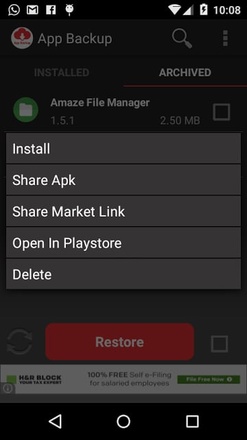 App Backup &amp; Restore截图6
