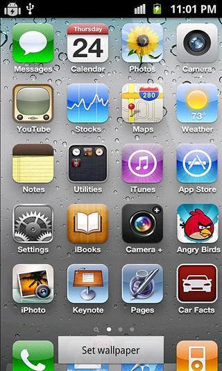 Fake iPhone 4s Live Wallpaper截图4