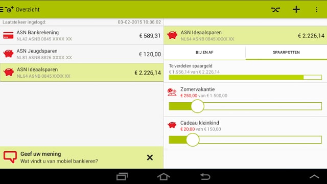 ASN Mobiel Bankieren截图3