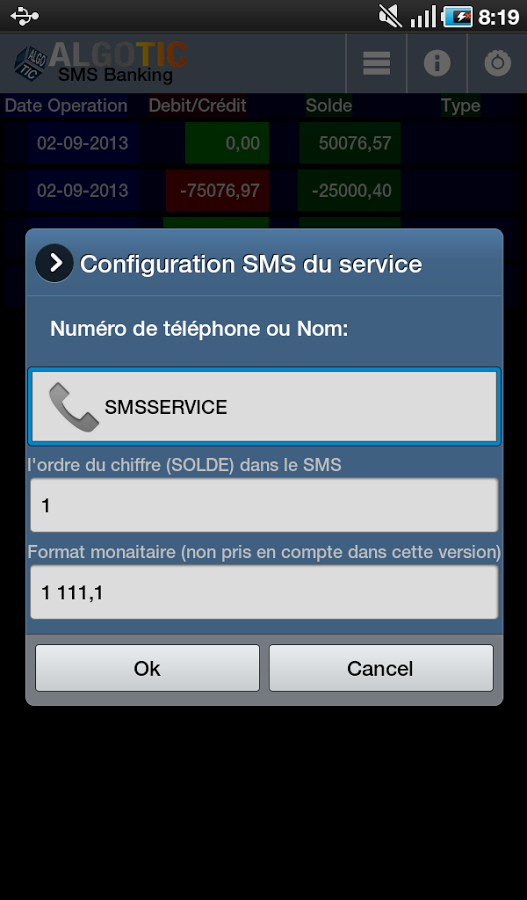 SMS Banking Algeria截图4