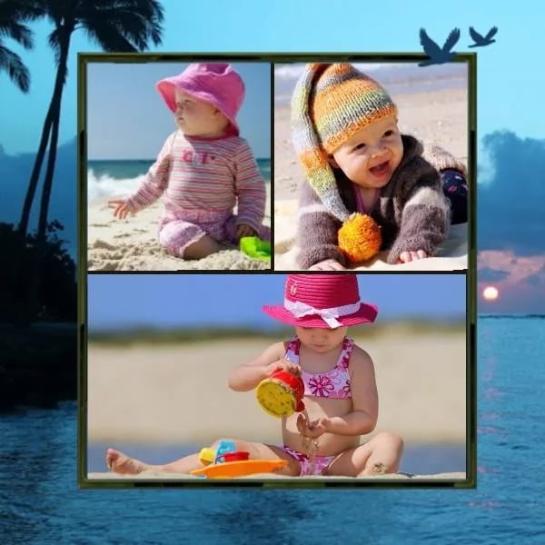 Beach Photo Collage Fram...截图5