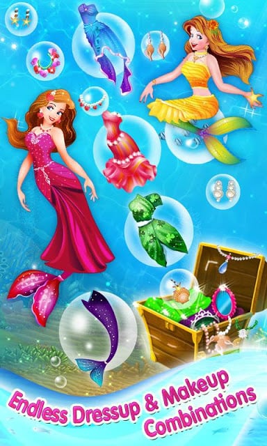 Mermaid Princess Makeover Game截图1