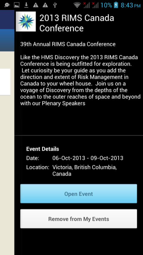 RIMS Canada Conference截图3