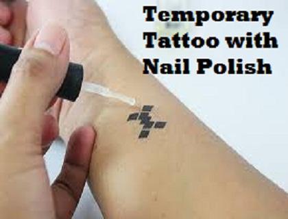 Temporary Tattoo with Nail Polish截图1