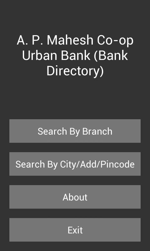 A. P. Mahesh Co-op Urban Bank截图1