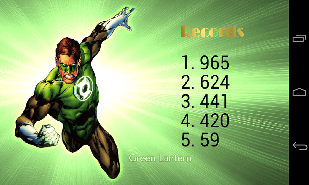 Green Lantern Flying Game截图8