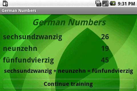 Learn German Numbers Free截图2