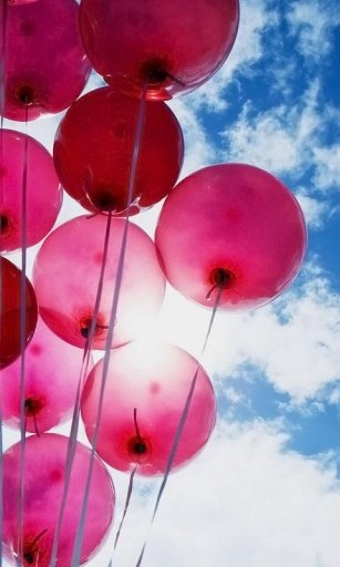 pink balloons截图1