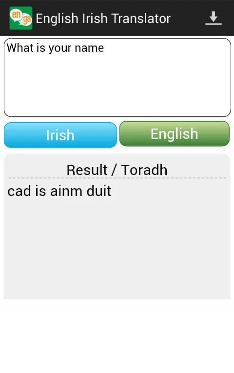 Irish To English Transla...截图5