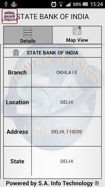 IndianBanks ATM/Branch Locator截图1