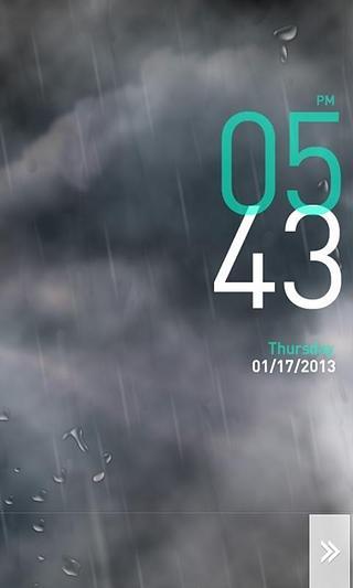 MxLock Theme Sky_Showers截图1