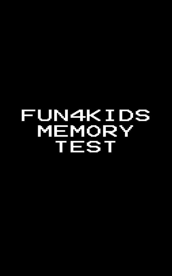 fun 4 kids memory test截图8