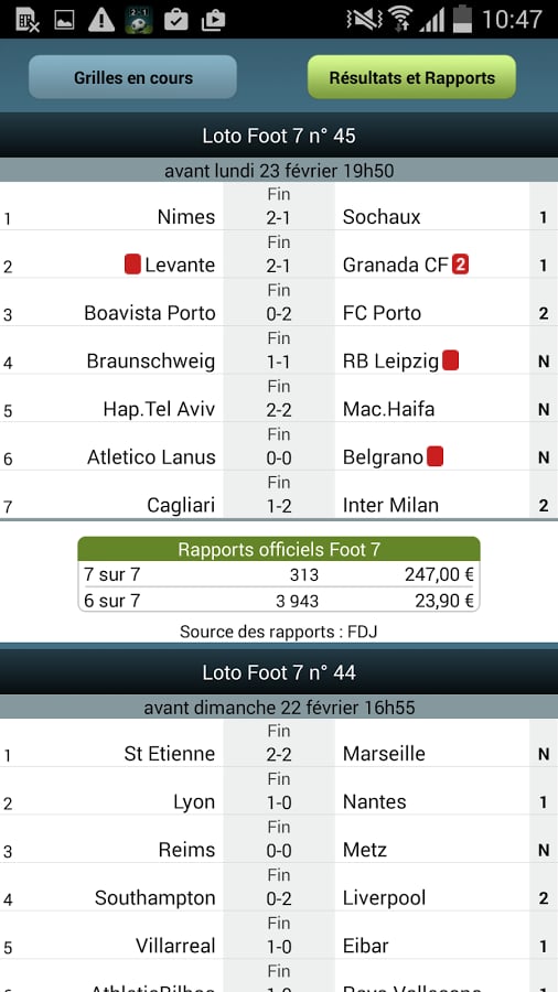 LF7&amp;15 Livescore Pronoso...截图8