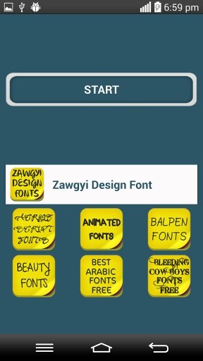 Zawgyi Design Font截图2