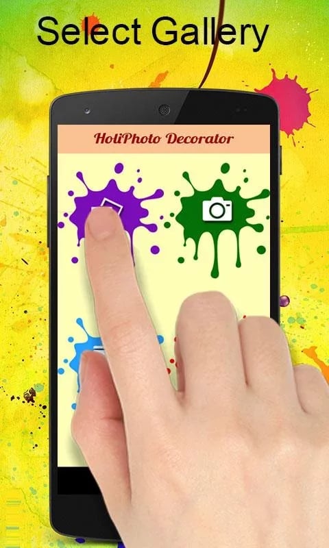 Holi Colorful Photo Deco...截图1