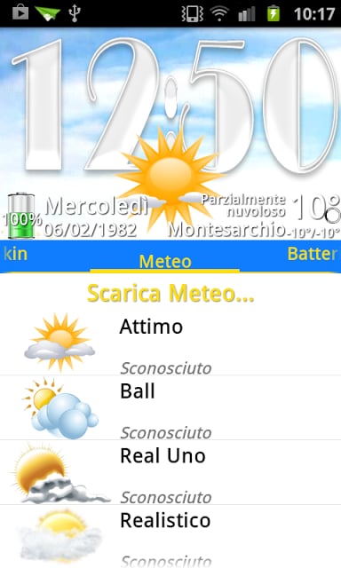 Attimo themeWeather,PR.CLK wea截图4