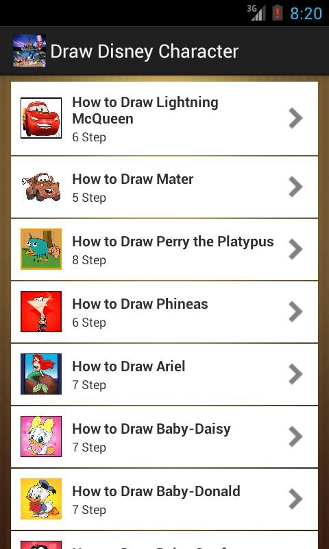 Draw Disney Cartoon Characters截图4