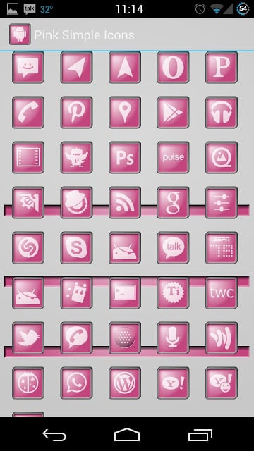 Simple Pink - Icon Theme截图1