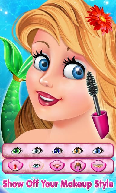 Mermaid Princess Makeover Game截图2