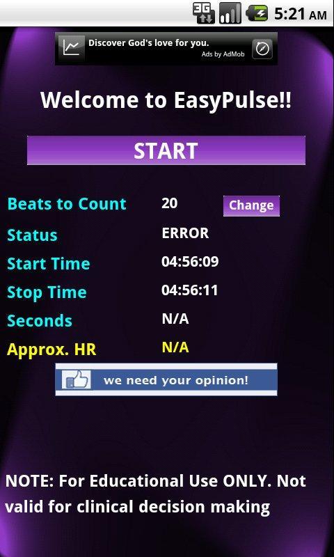 EasyPulse (heartbeat estimate)截图1