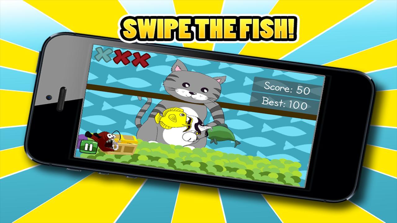 Fishy Kitty - Cat Swipe Ninja截图1