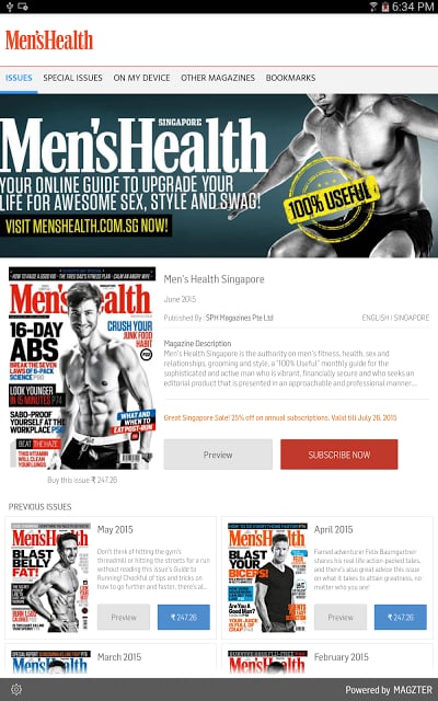 Men's Health Singapore截图2