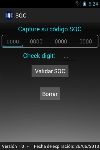 Verificador para C&oacute;digos SQC截图2