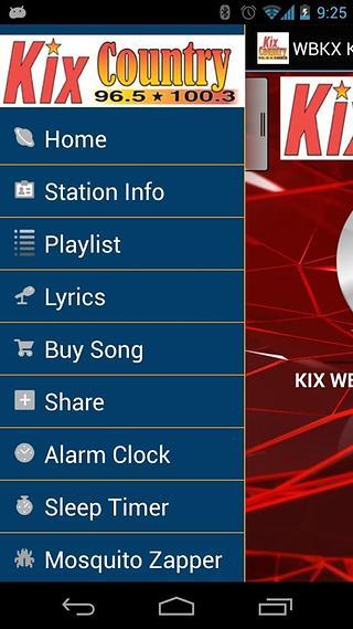 WBKX Kix Country 96.5/10...截图4