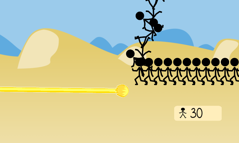 Stickman VS Fireball截图1