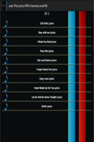 Just The Lyrics - FH & R5截图3