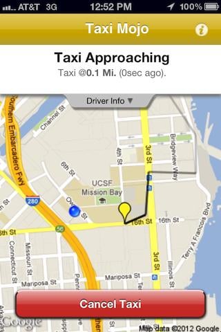 Taxi Mojo - Cab orders with li截图2