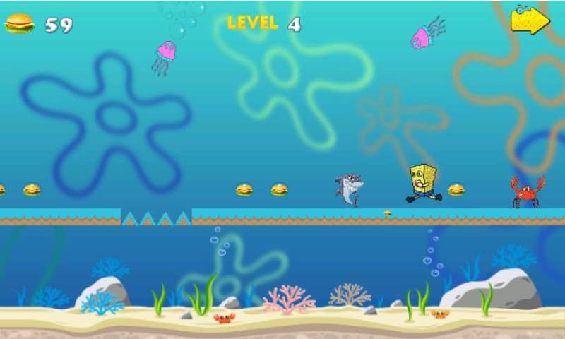 Sponge Run Bob Adventure截图5