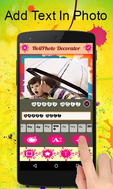 Holi Colorful Photo Deco...截图3