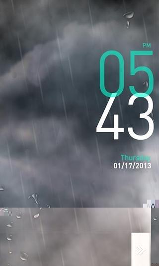 MxLock Theme Sky_Showers截图4