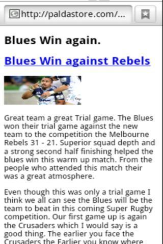 Blues Super Rugby截图2