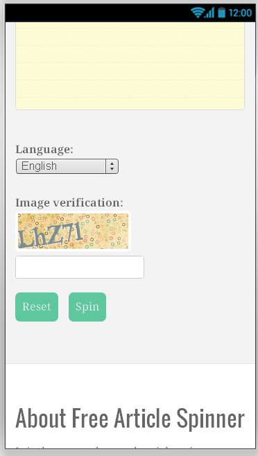 Article Spinner and SEO Tools截图1