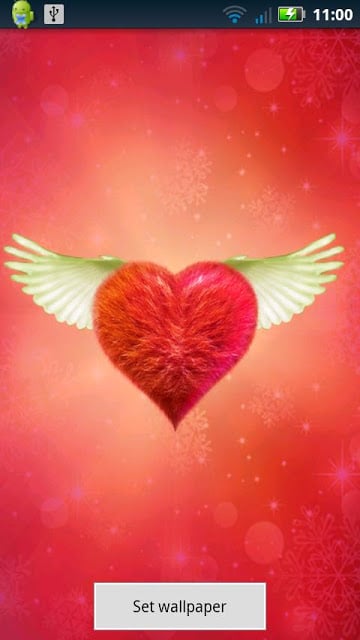 Flying Heart Live Wallpaper截图1