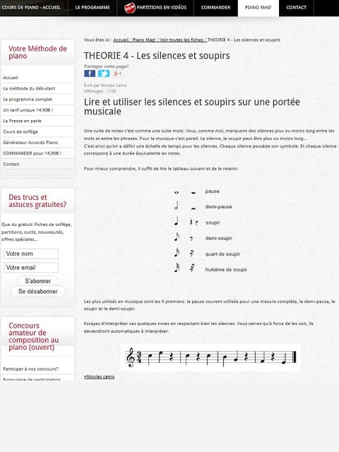 Apprendre le Piano截图5